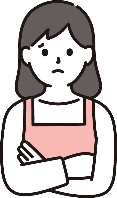 お悩みイラスト